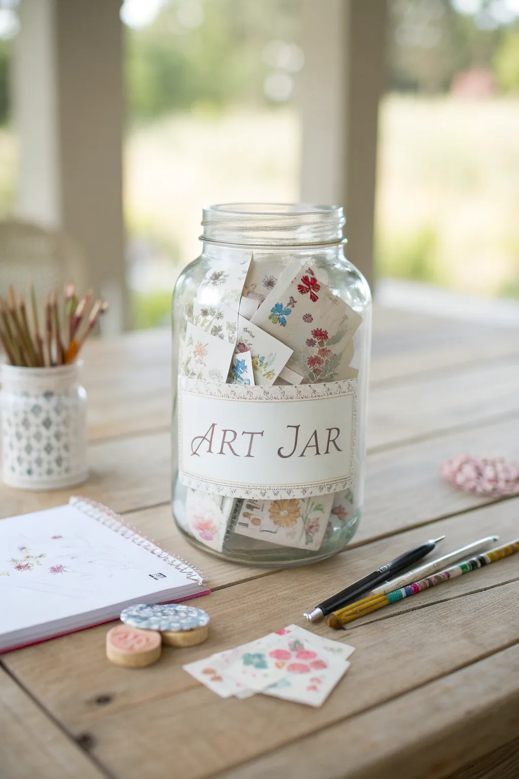 Unlock your creativity with the Art Jar – your new source of inspiration and artistic joy!