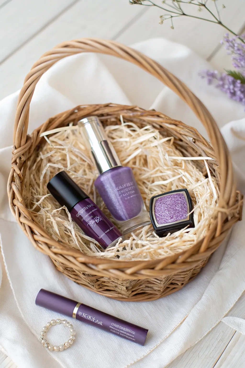 Elevate your style with the Purple Glamour Kit – a minimalist touch of Boho elegance.