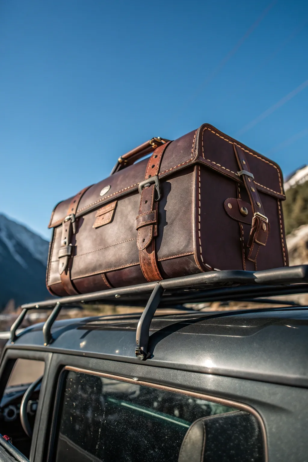 Elevate your adventure with handcrafted leather roof rack bags—where functionality meets style.