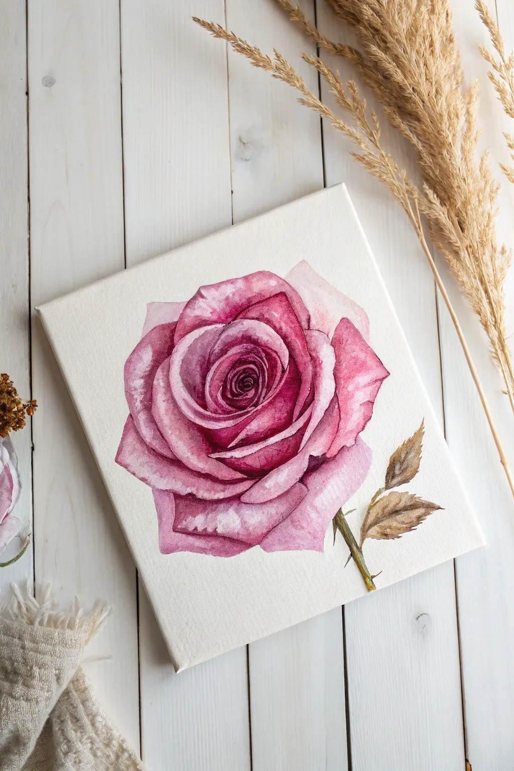 Embrace the dreamy elegance of ombre roses in your art.