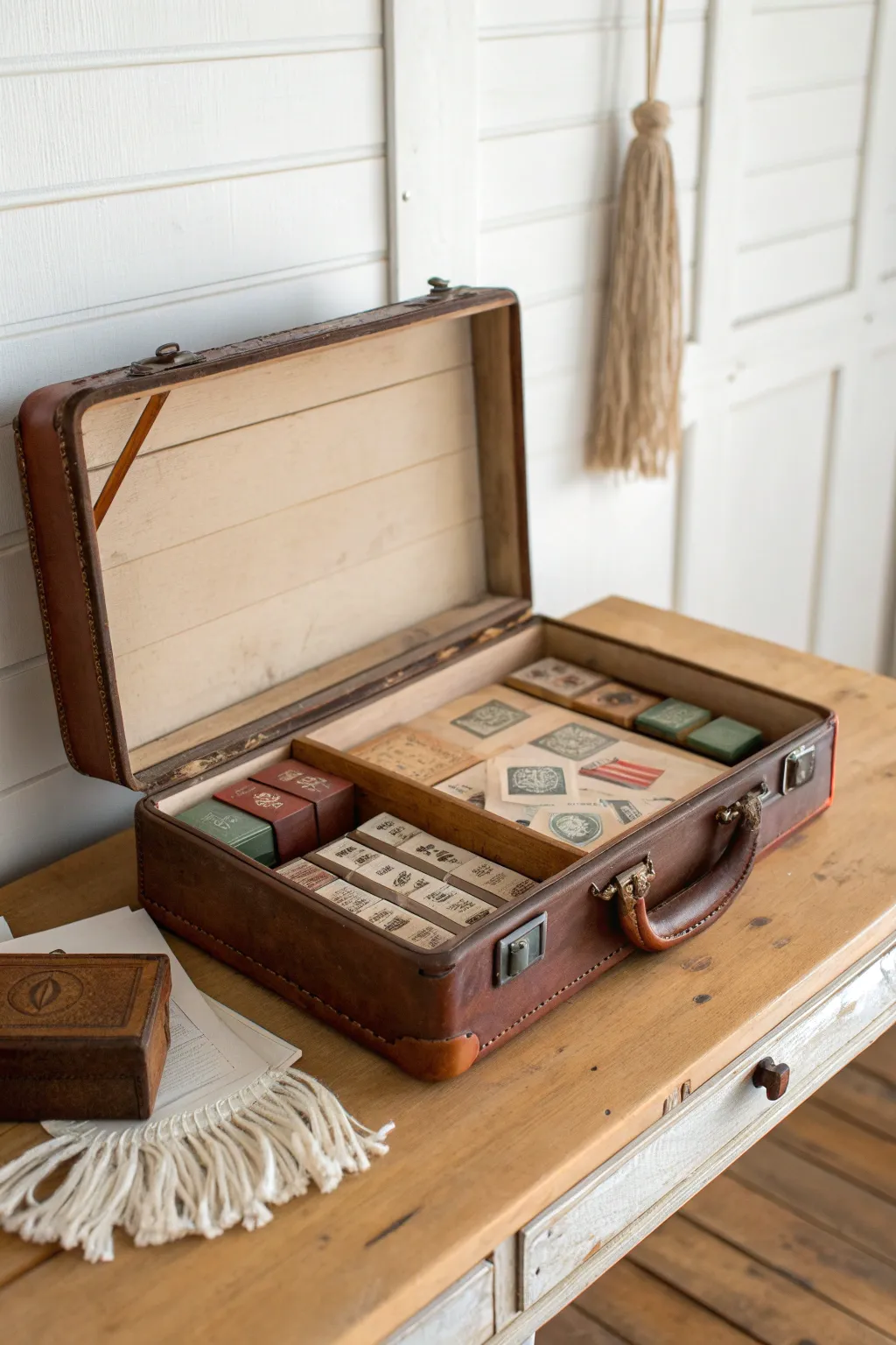 Elevate your stamp storage with a touch of nostalgia and elegance. 🌿✨