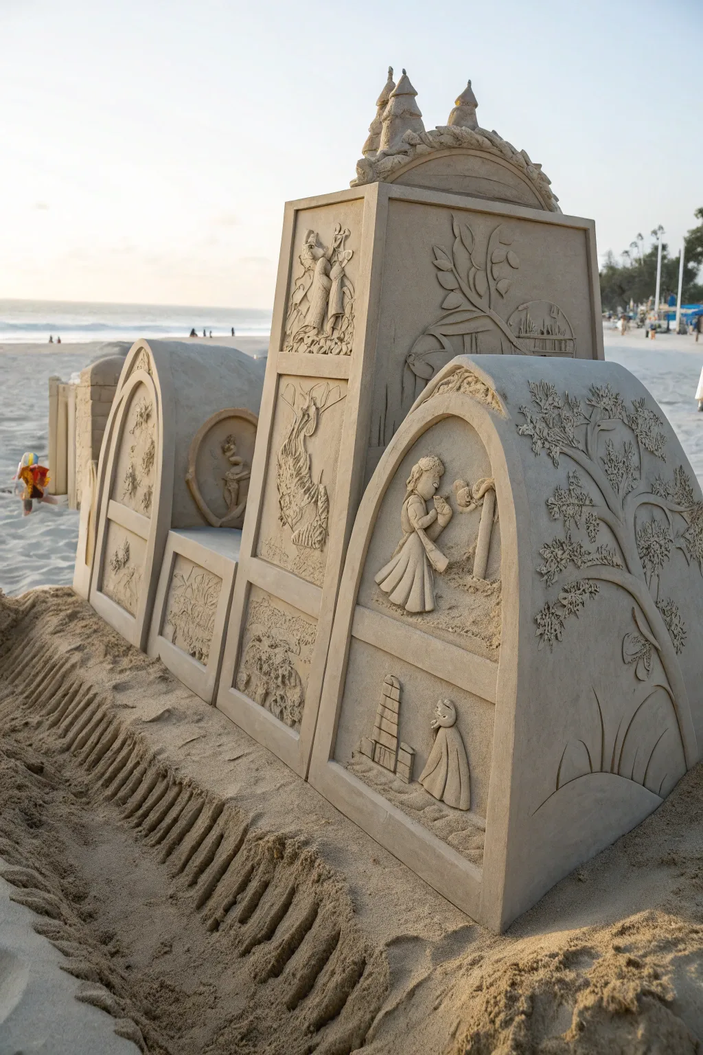 Unveil your story in sand, where every grain holds a tale. 🌿✨