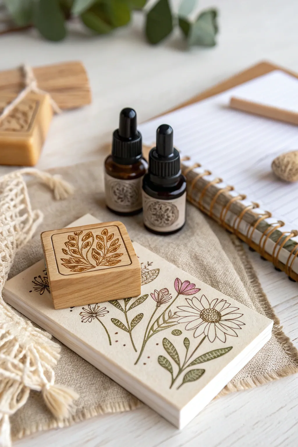 Add a touch of artistry to your scrapbooking with elegant specialty inks and handcrafted stamps.