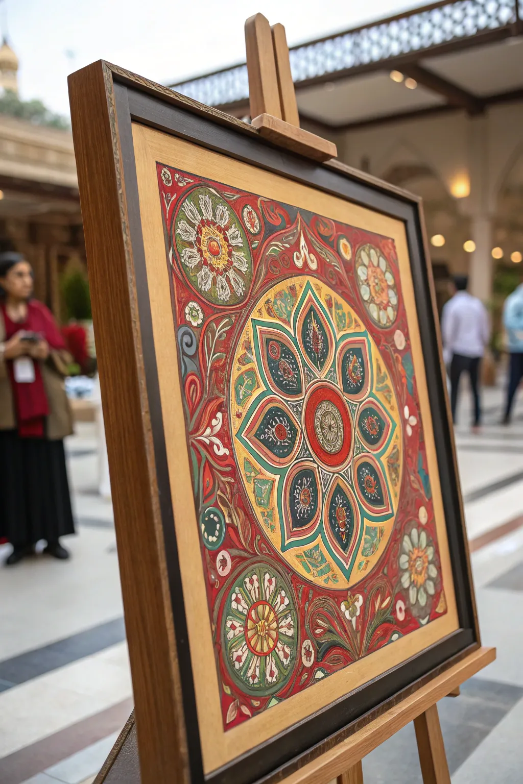 Cultural patterns offer a worldly and unique touch.