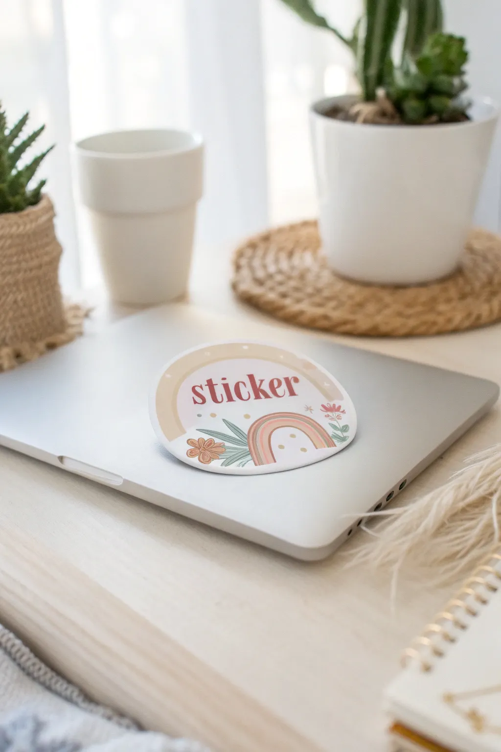 Brighten your workspace with a touch of humor and simplicity.