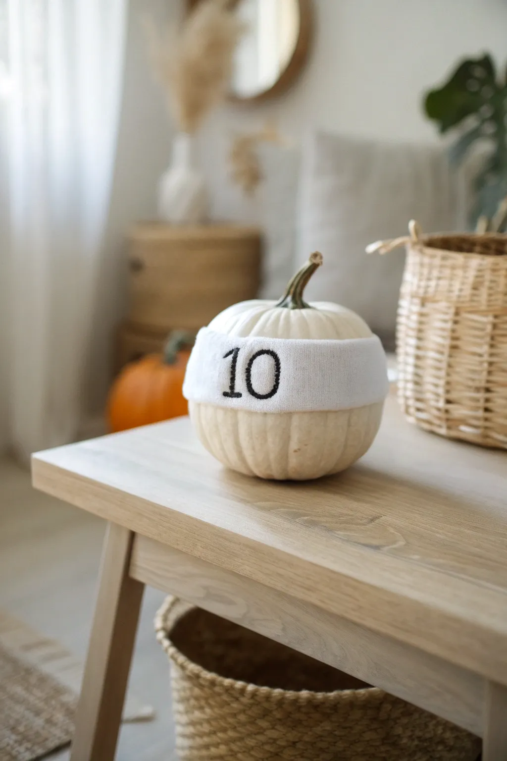 Meet the MVP of your decor lineup: the Sporty Pumpkin, where simplicity meets style!