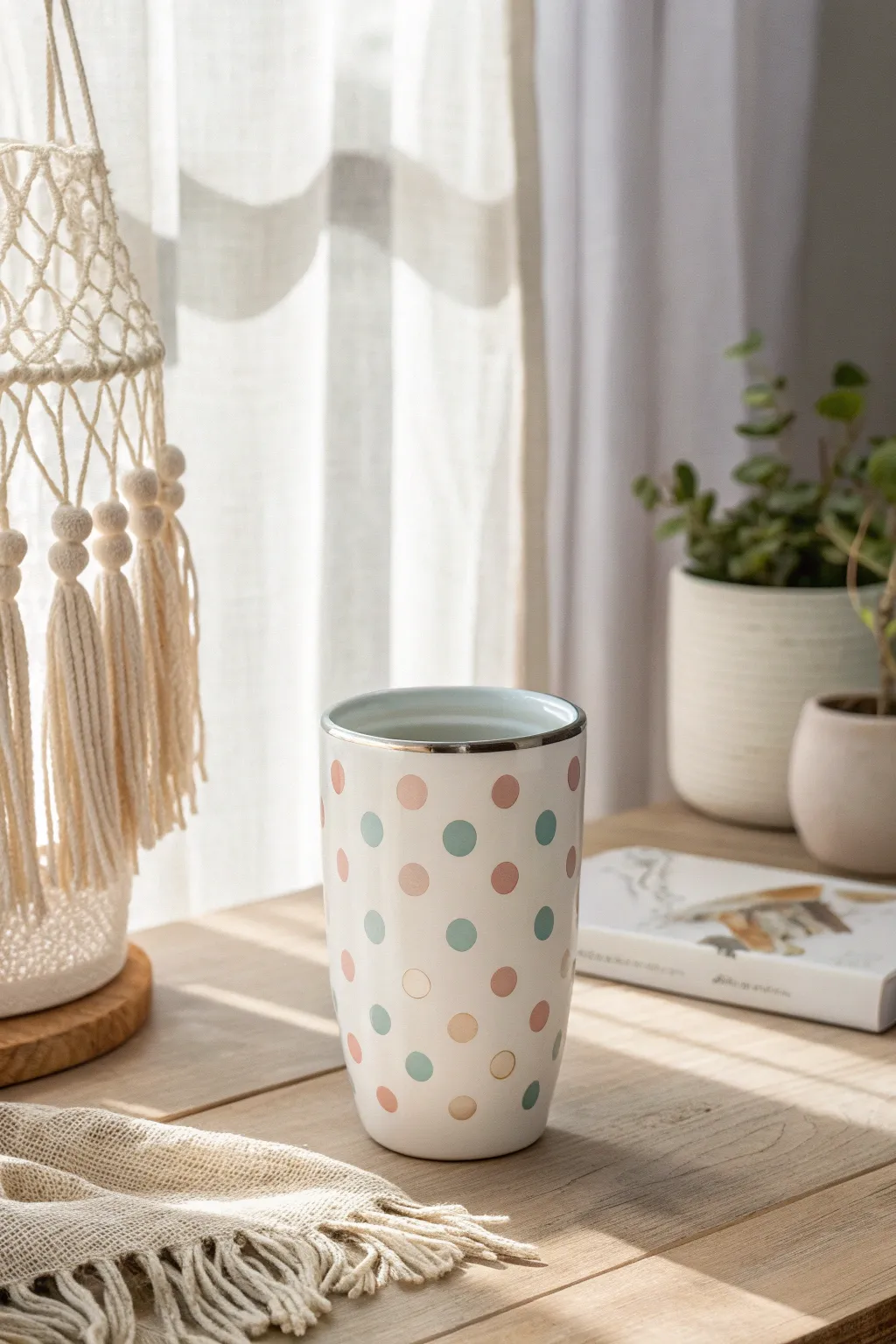 Add a touch of whimsy to your morning with playful polka dots!