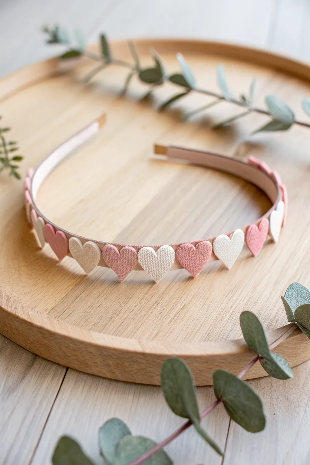 Crafted with Love: Delicate Heart Headbands for Little Ones