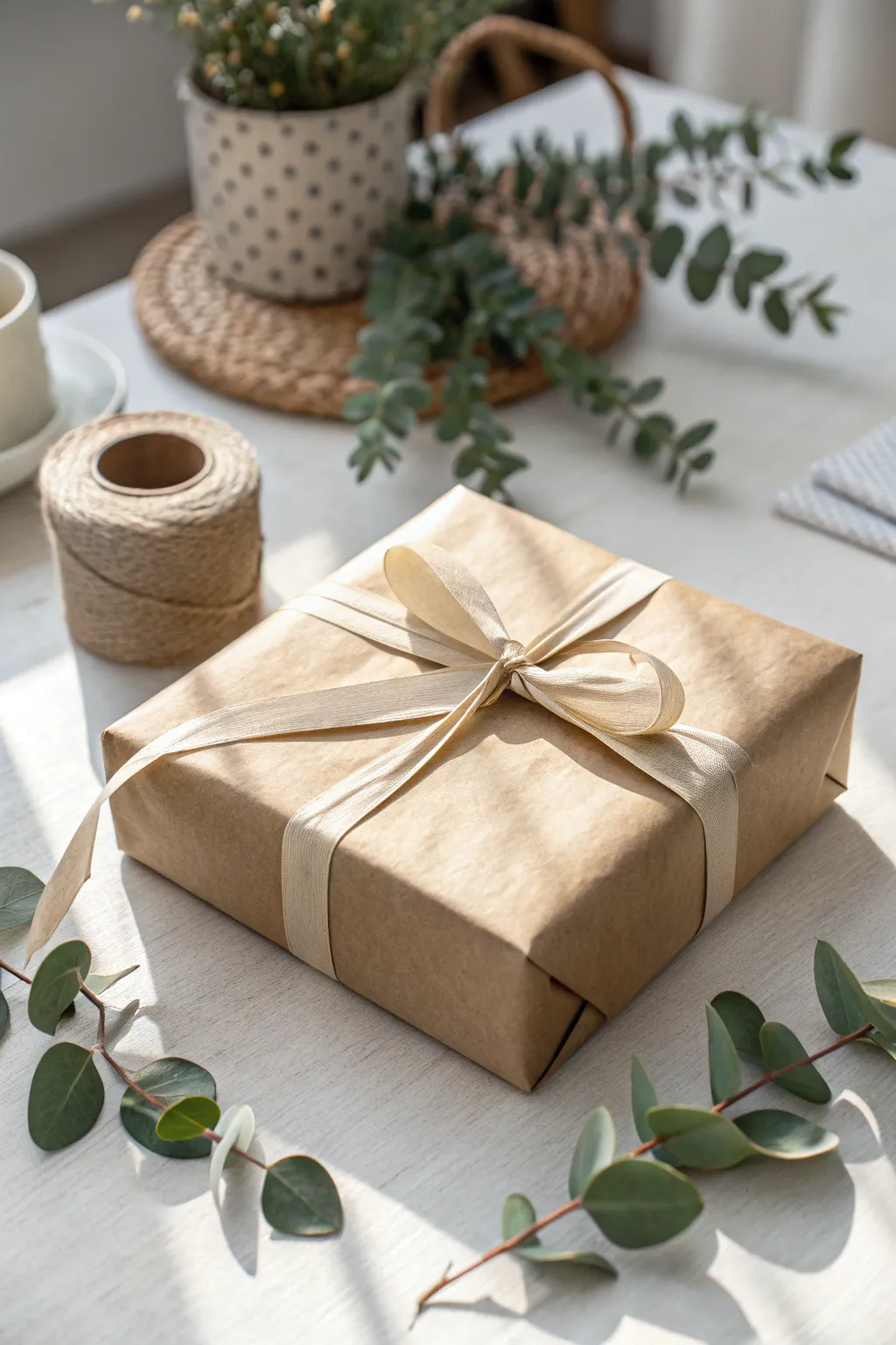 Elevate your gift-giving with eco-friendly elegance: gummed paper tape for a sustainably chic finish.