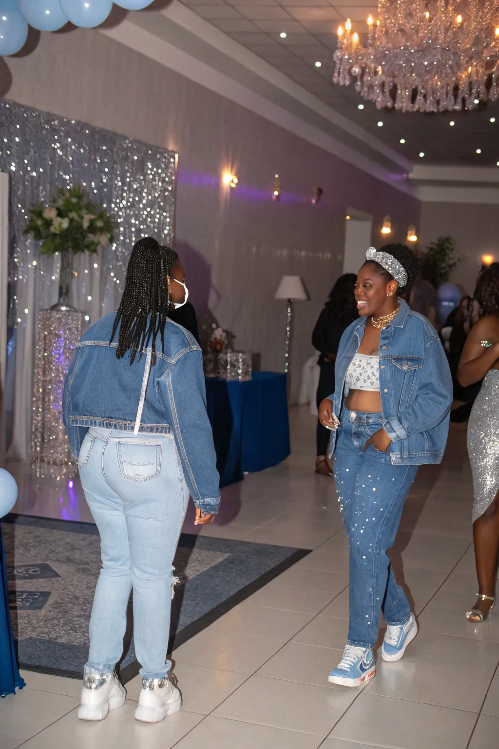 Blend comfort and glam with a Denim and Diamonds Sweet 16.