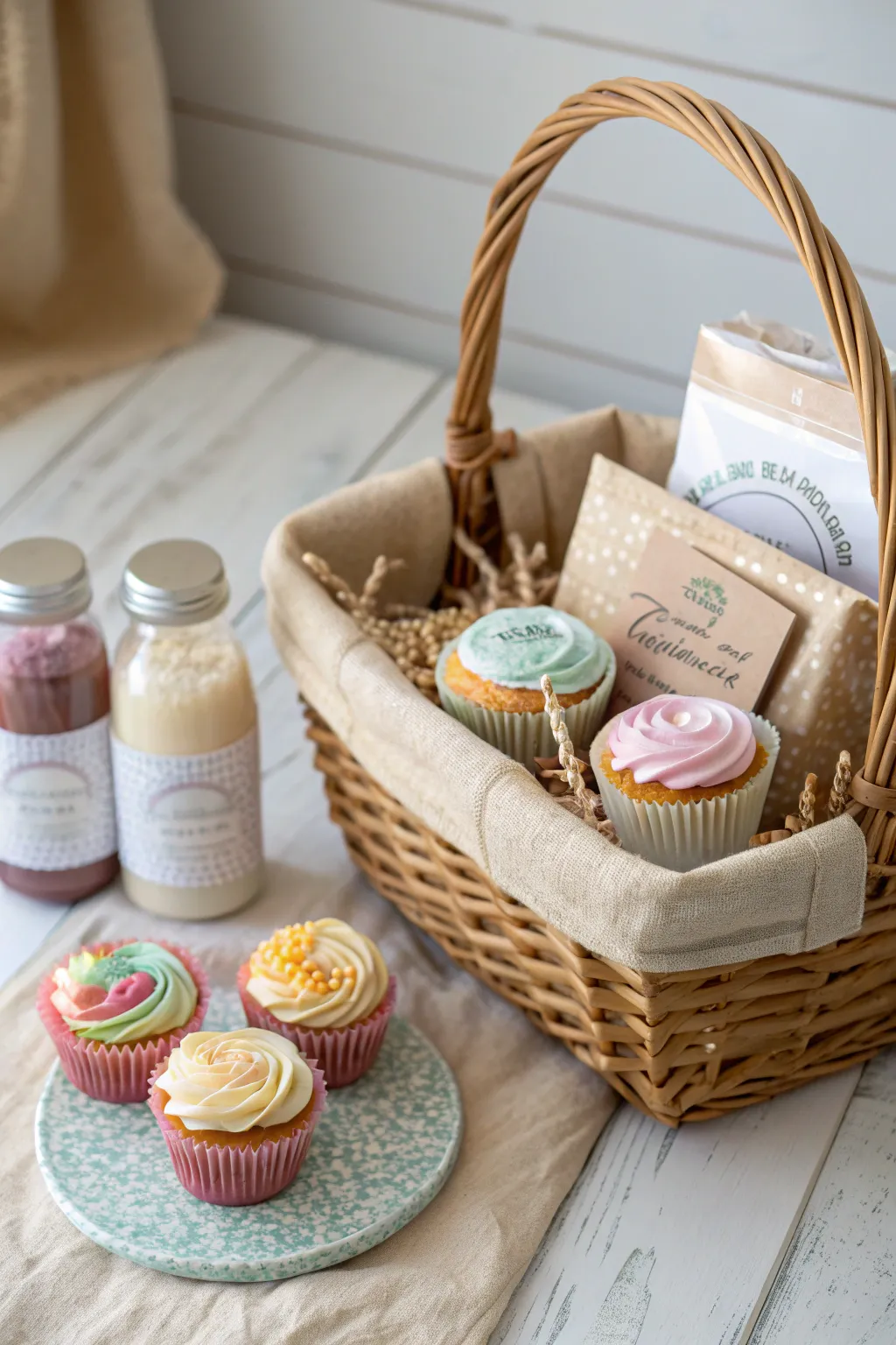 Add a touch of sweetness to your teacher's day with this charming baking gift basket.