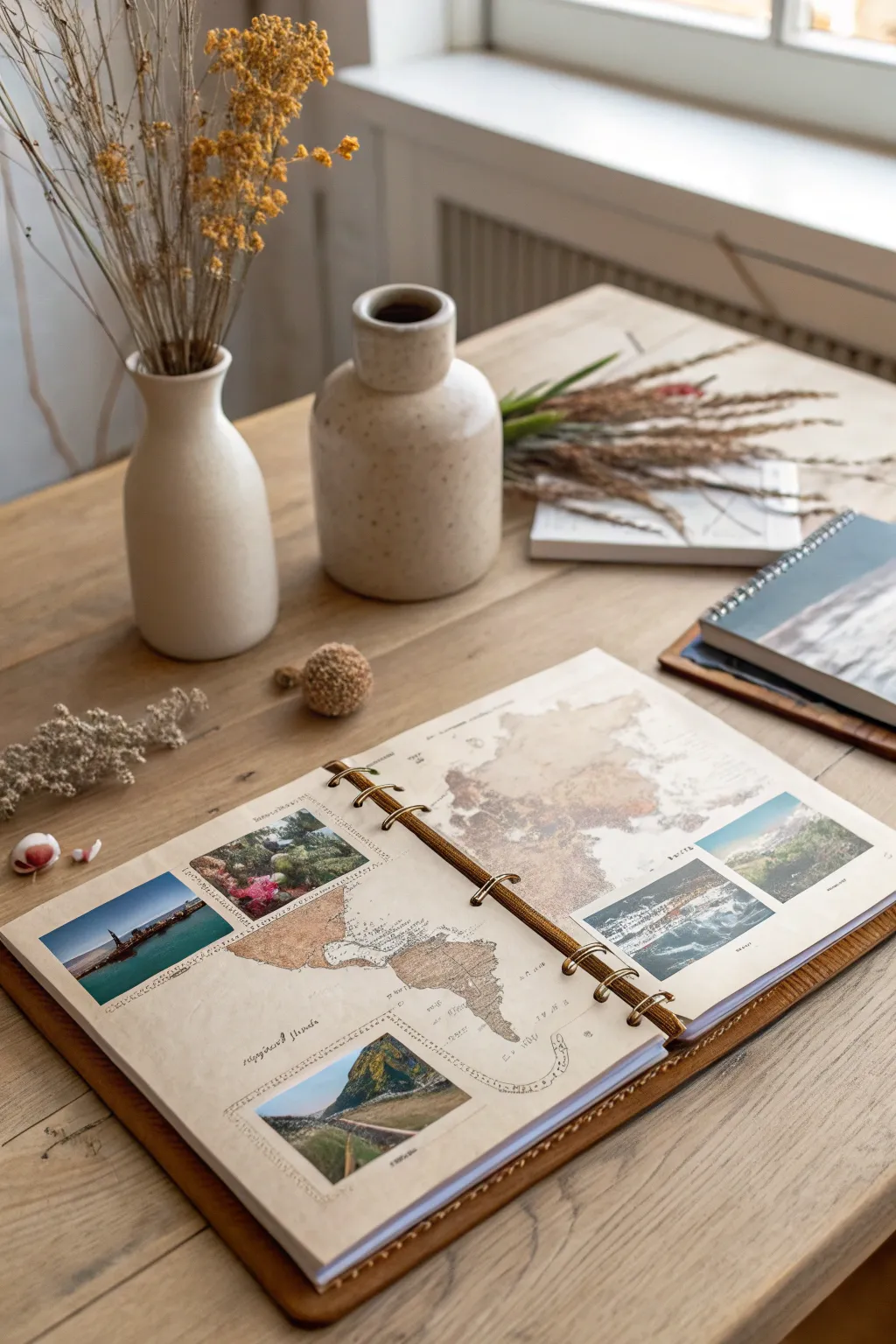 Discover the art of travel with fold-out pages that reveal hidden gems.