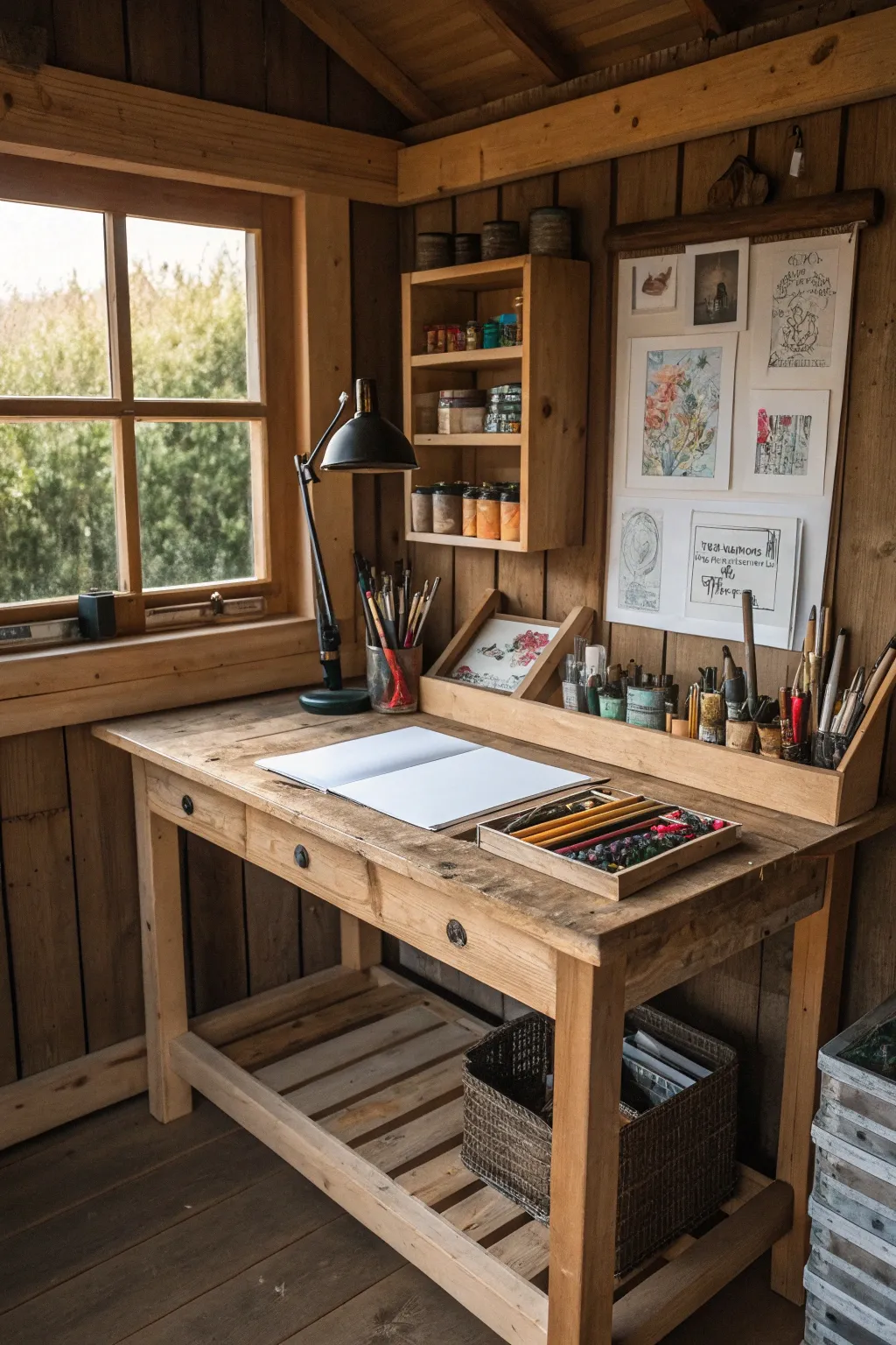 Unleash your inner craftsman in a corner designed for creativity.