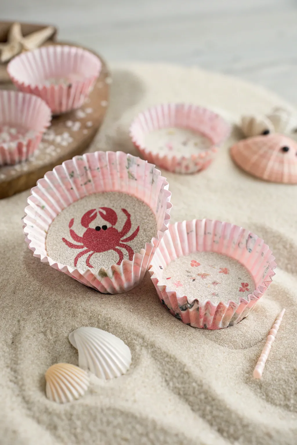 Bring a touch of the seaside to your home with this enchanting cupcake liner crab craft, perfect for adding a splash of charm and creativity to your decor.