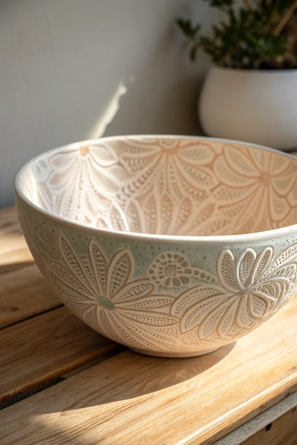 Discover the art of sponge-dabbed underglaze for a unique, textured pottery finish.