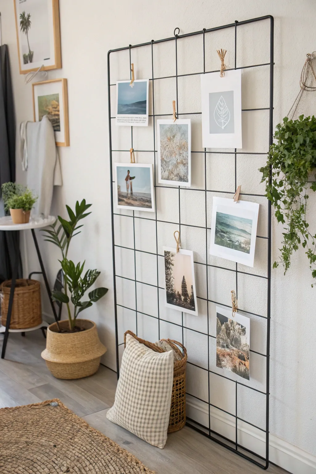 Transform your dreams into reality with a chic and versatile vision board wall grid.