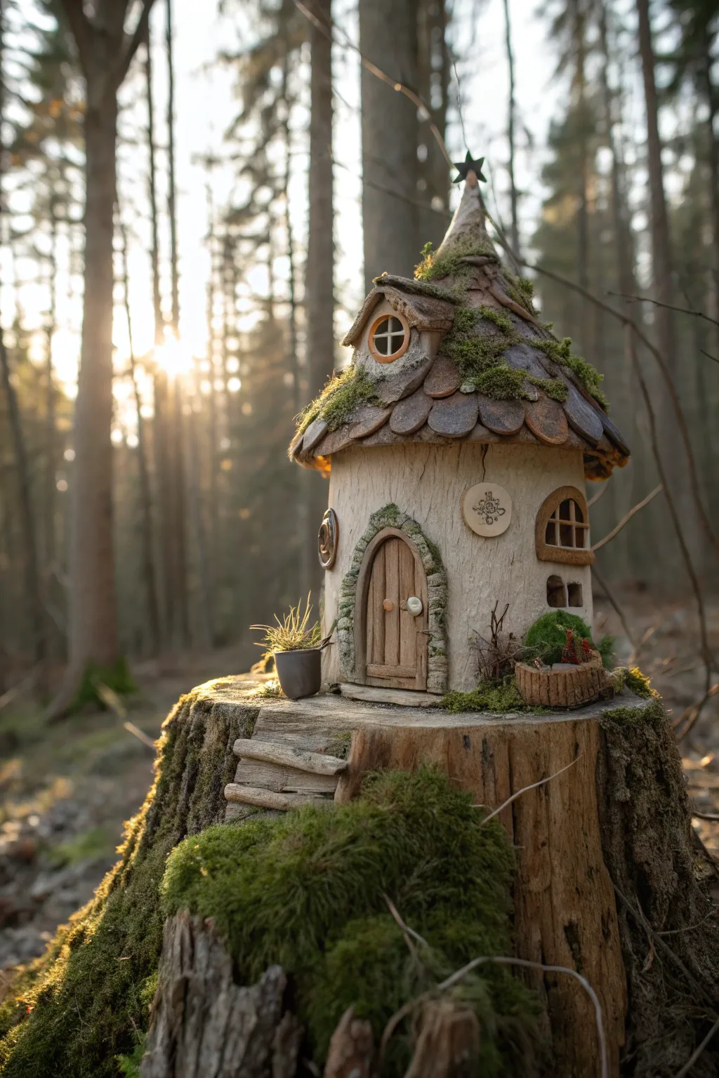 Discover the enchantment of nature with this Tree Stump Sanctuary – where whimsy meets craftsmanship in perfect harmony.