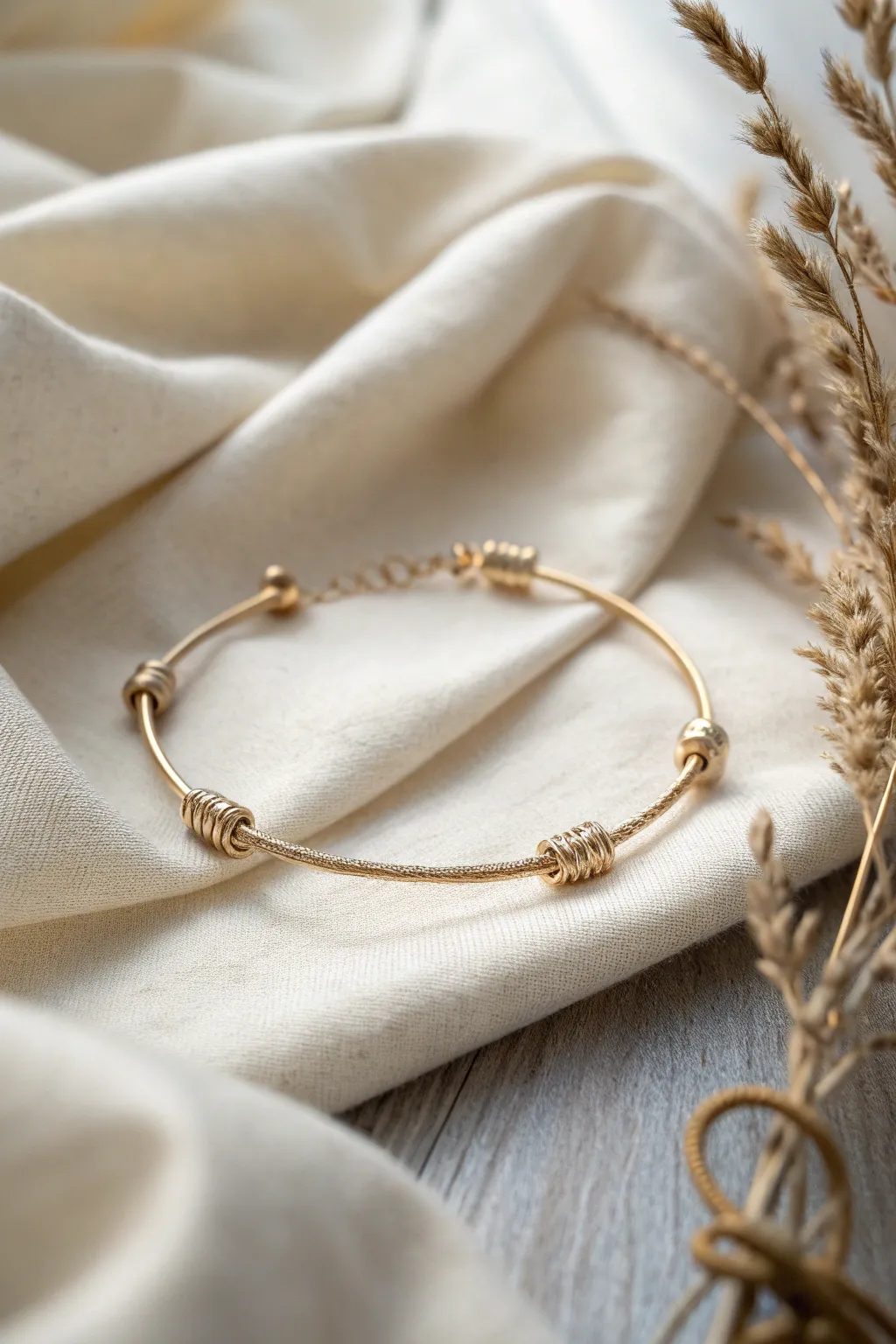 Elevate your style with these elegant wire knot accents, perfect for a touch of playful sophistication.