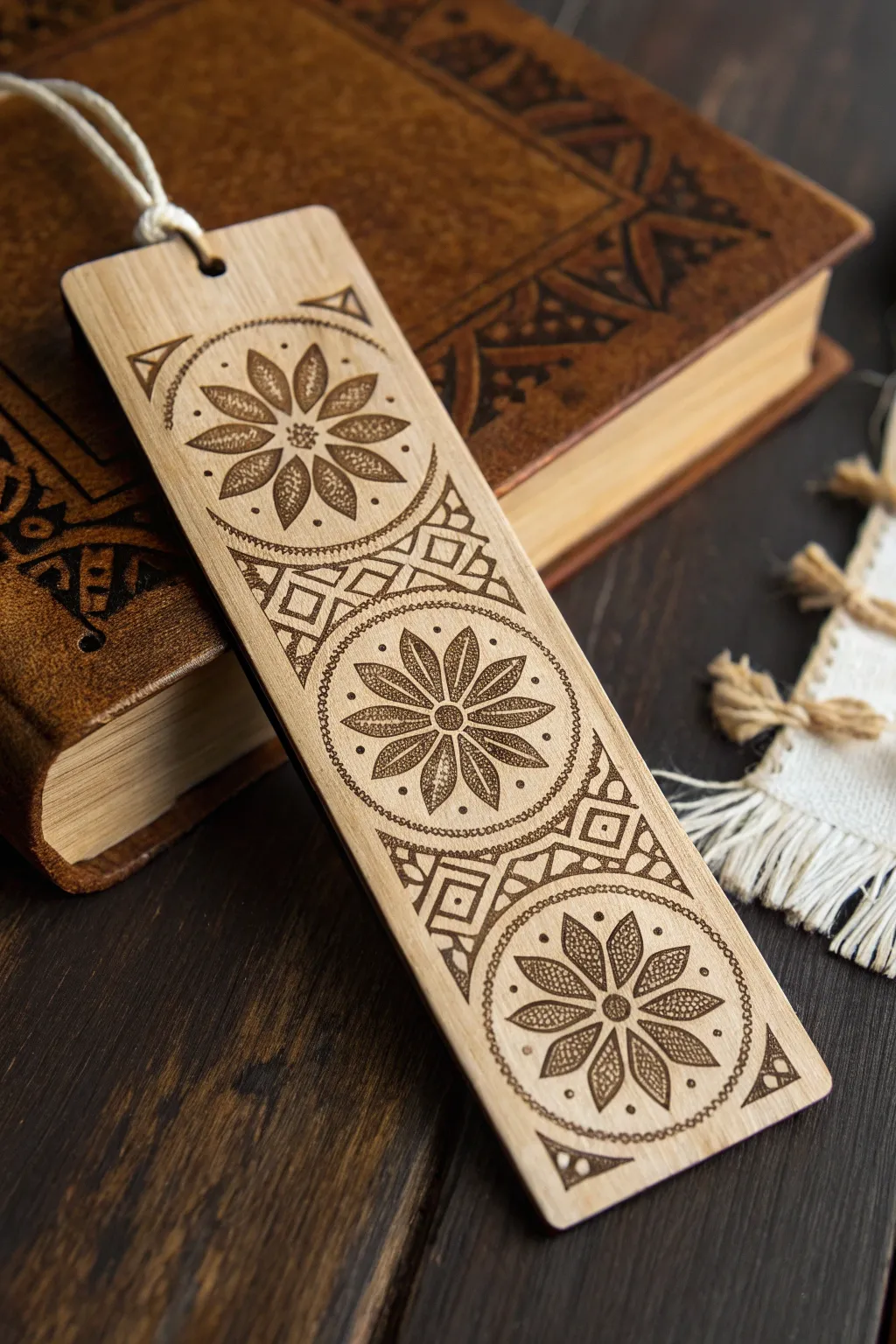 Elevate your reading experience with a handcrafted wooden bookmark, where artistry meets inspiration.