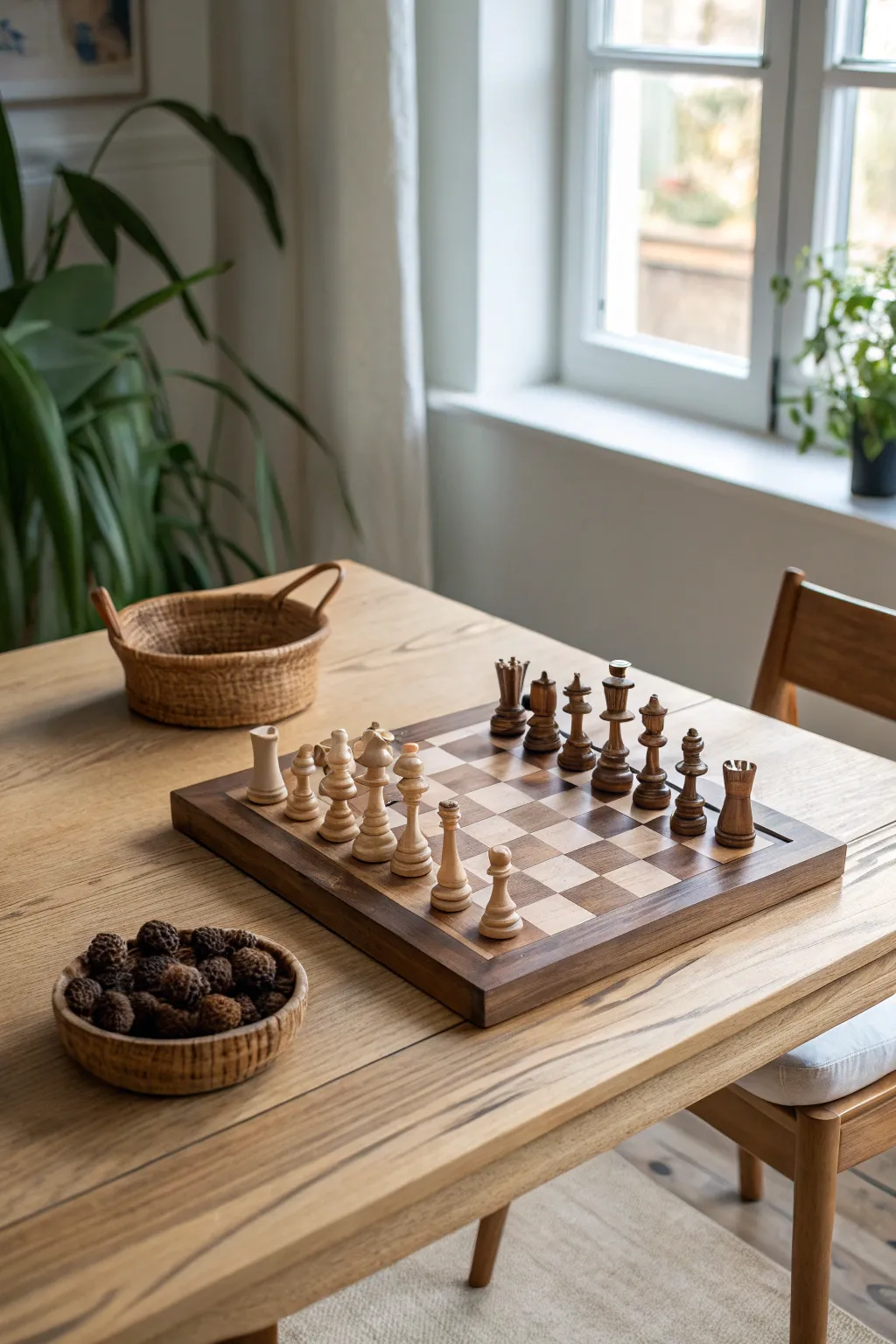 Elevate your game nights with artisanal wooden chess sets that blend simplicity with elegance.