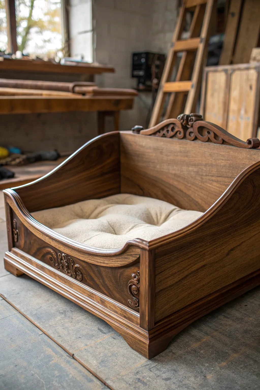 Craftsmanship Meets Comfort: The Perfect Wooden Dog Bed for Your Furry Friend