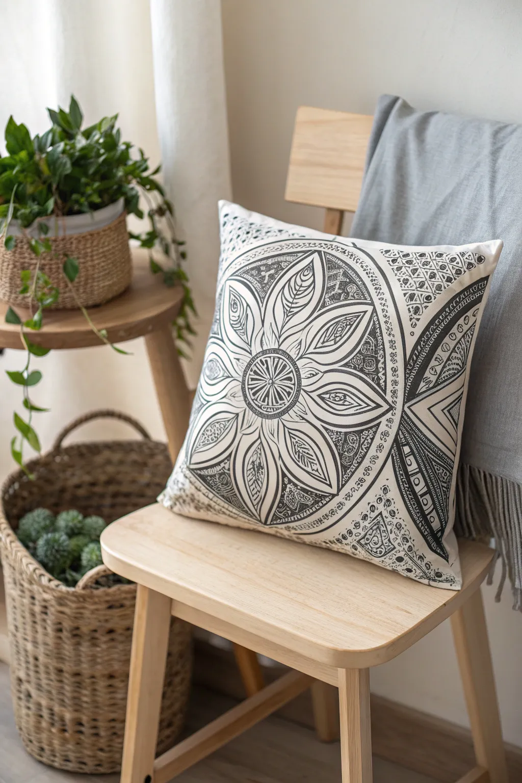 Infuse artistry into your home with custom zentangle-patterned decor.