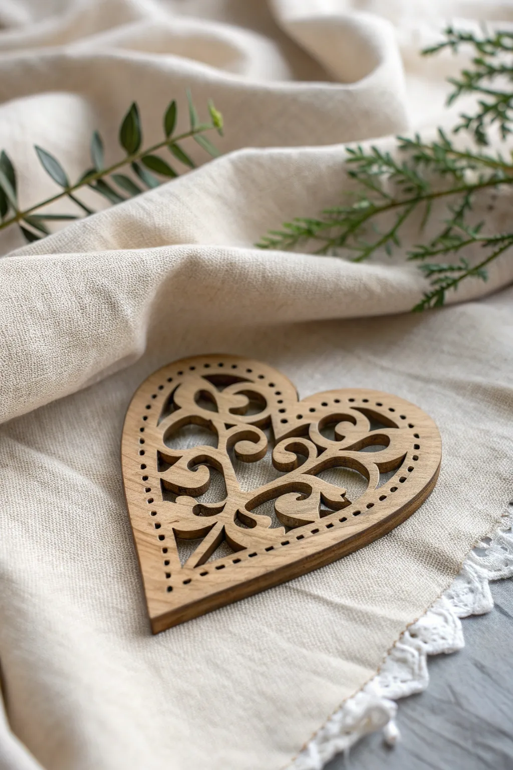 Start the day with love and connection: A handcrafted heart for a heartfelt morning circle.