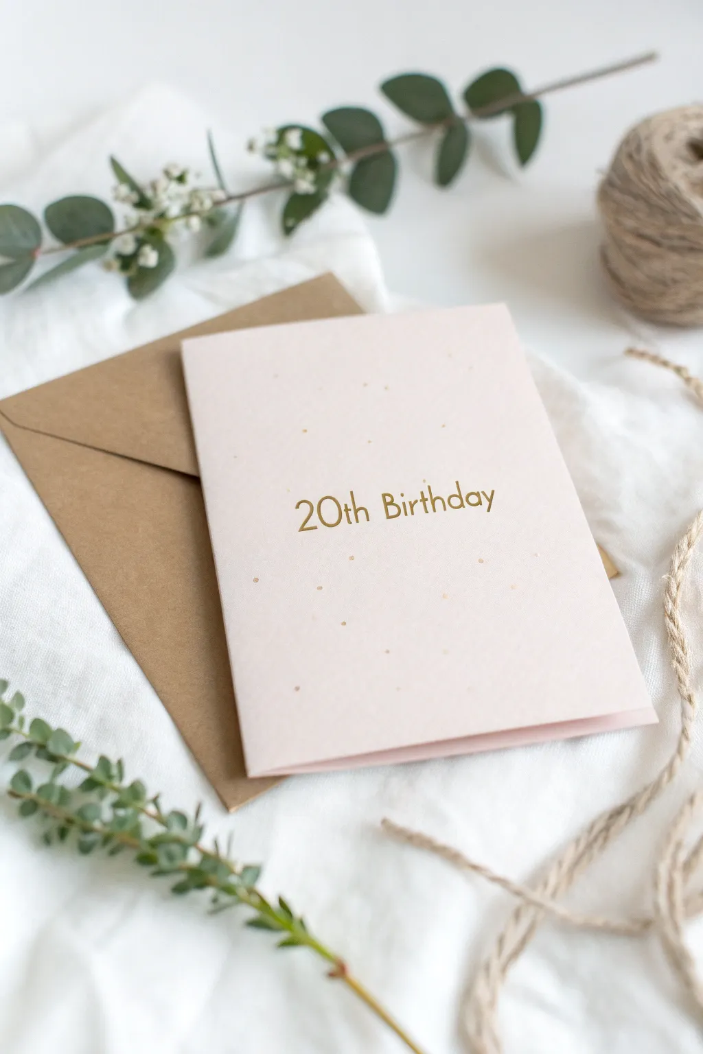 Discover the charm of turning 20 with a card that surprises and delights.