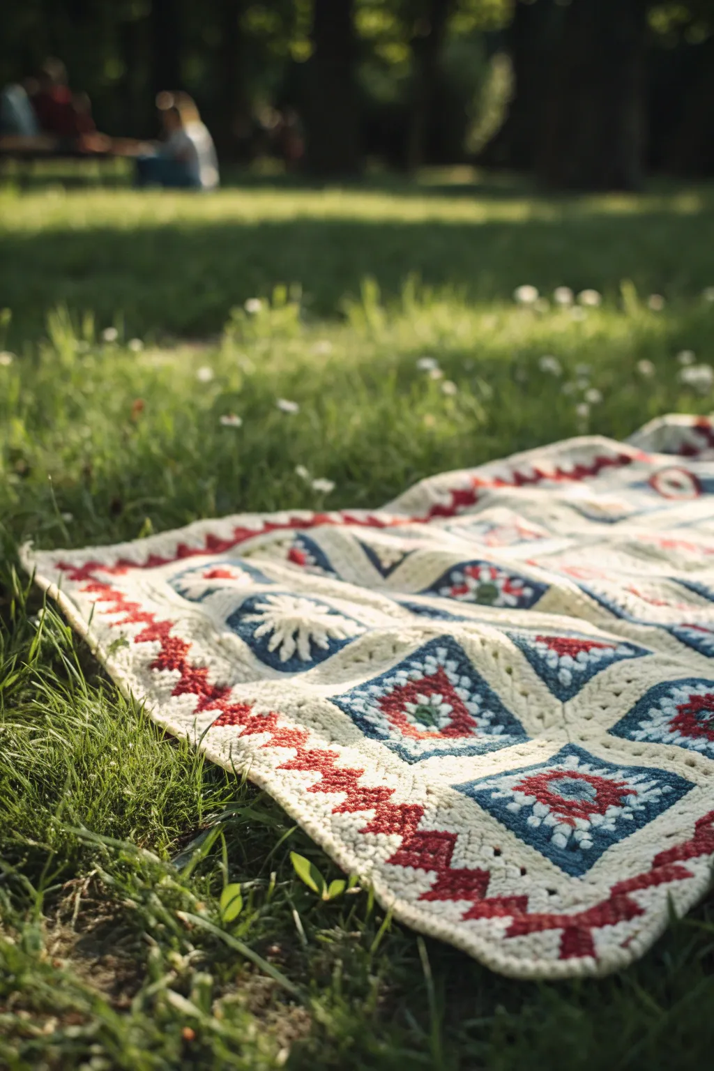 Celebrate Independence Day with a touch of elegance and comfort. 🌿✨ #CrochetBeauty #4thOfJulyVibes