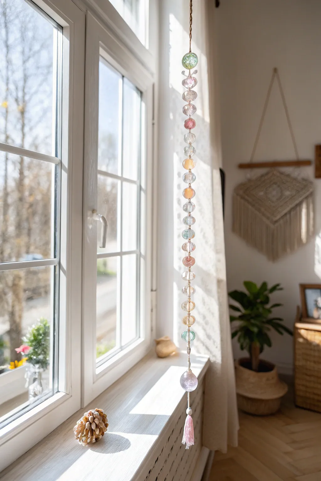 Capture the magic of sunlight with a DIY suncatcher—where simplicity meets enchanting color play.
