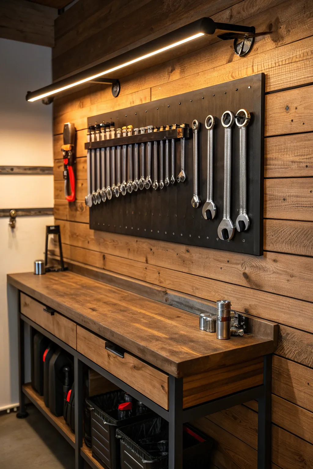 Elevate your workshop with a magnetic touch – stylish tool organization for the modern craftsman.