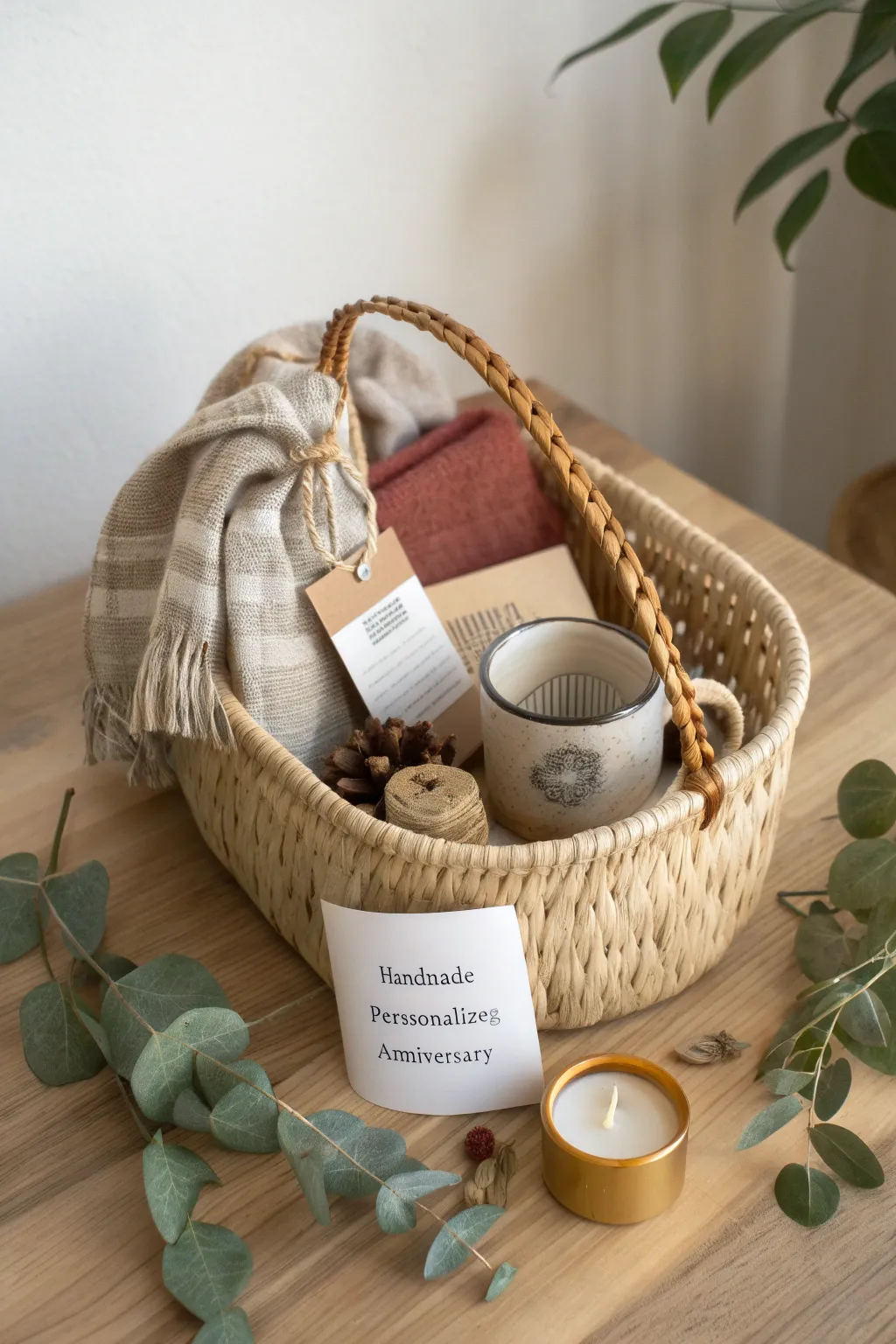 Celebrate love with a personalized touch: Craft an anniversary basket that speaks to the heart.