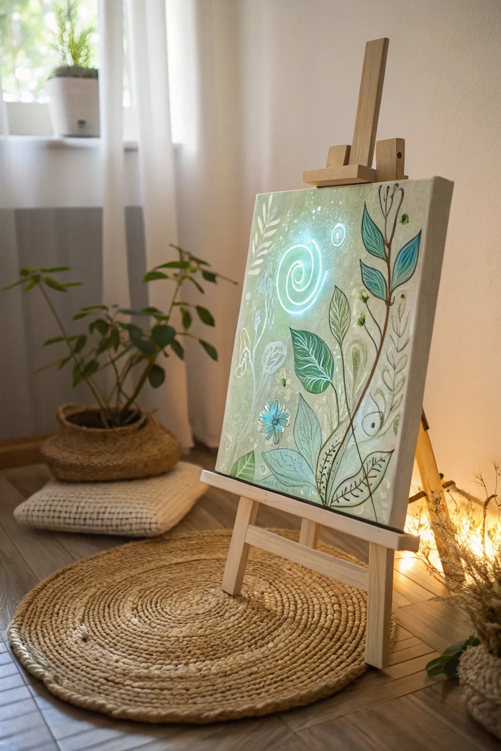 Illuminate your creativity with glow-in-the-dark art. Watch your masterpiece light up the night!