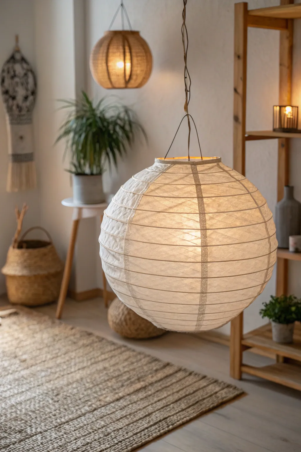 Illuminate your space with the warmth and charm of handmade paper lanterns.