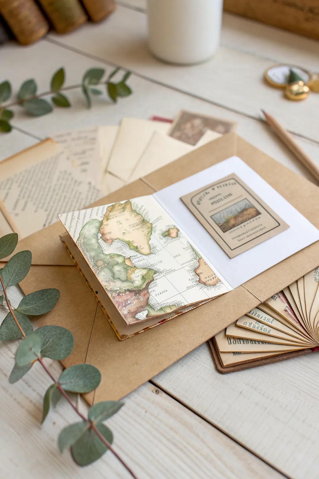 Embrace sustainability with this eco-friendly back-to-school card, where simplicity meets elegance in every recycled piece.