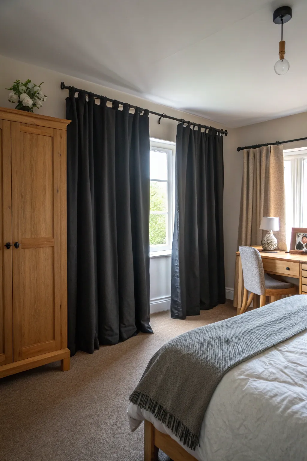 Seasonally adaptable curtains ensuring comfort in every bedroom.