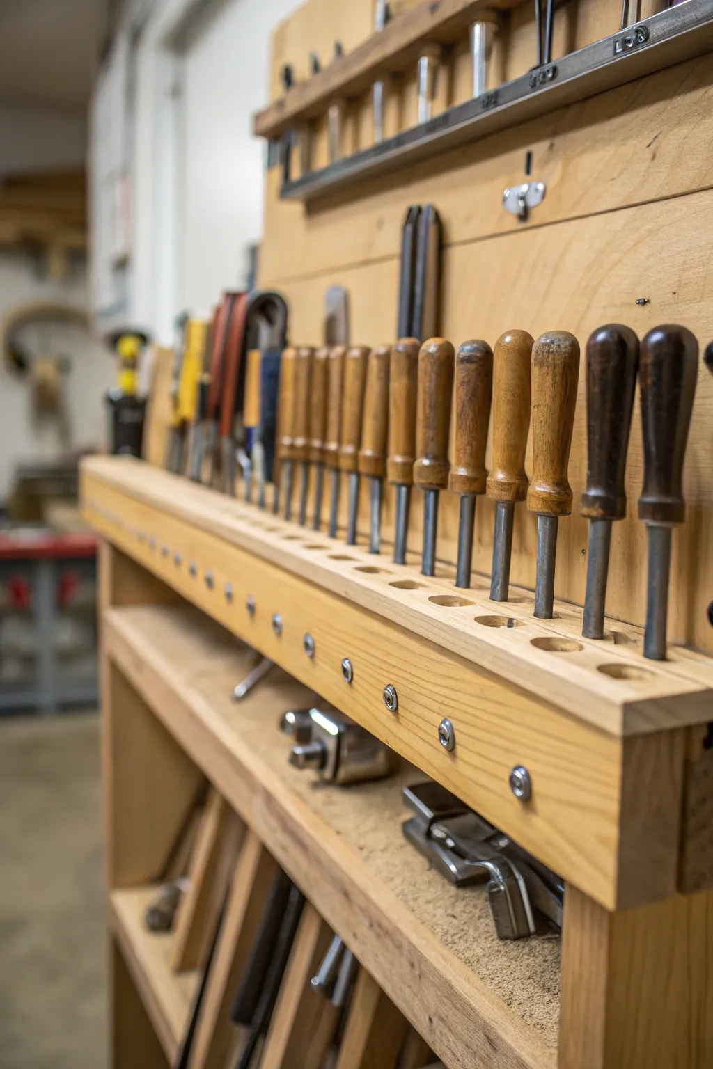 Transform your workspace with a French cleat tool storage system—where craftsmanship meets organization.