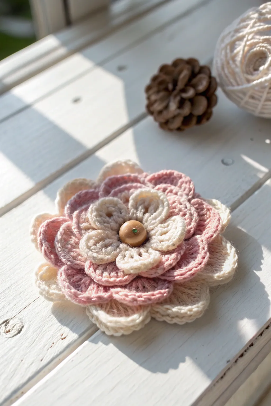 Add a touch of handmade beauty with these charming crochet flowers.
