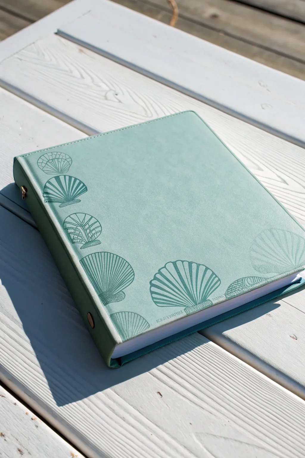 Capture the essence of tranquility with this ocean-inspired binder cover, where minimalist design meets natural beauty.