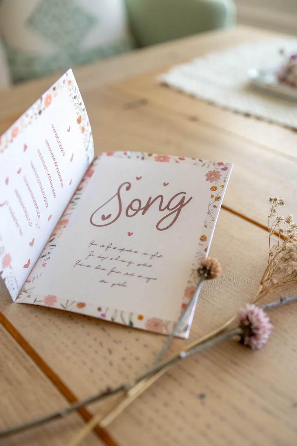 A melody of love captured in ink—craft a birthday card that sings your heart's song.