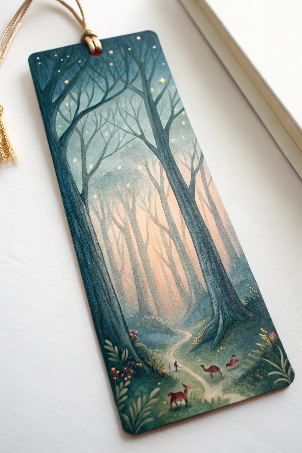 Step into a fairytale with every read: our Mystical Forest bookmark.