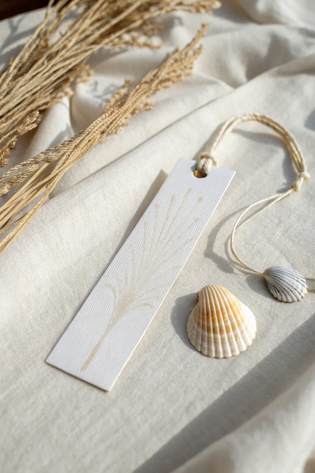 Bring the ocean's serenity to your reading nook with this charming shell bookmark.