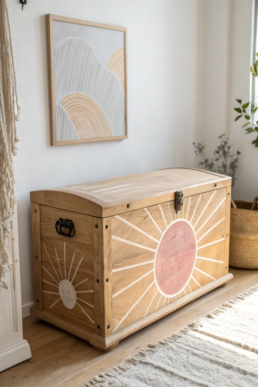 Embrace the beauty of simplicity with this minimalist chest design, where art meets craftsmanship.