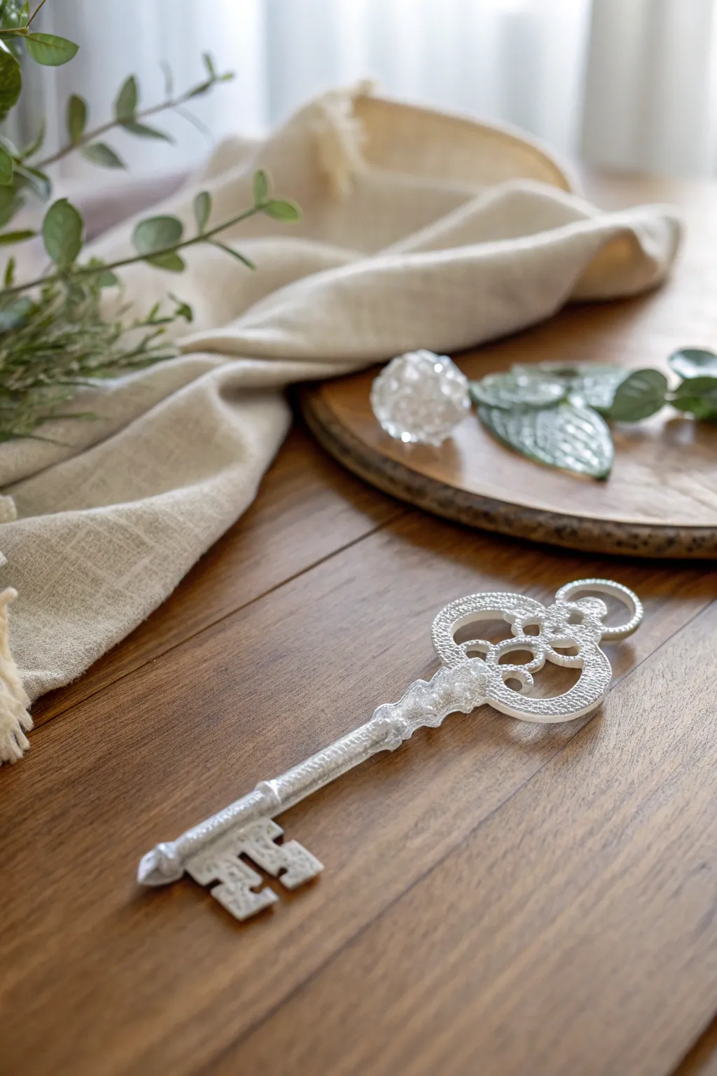 Unlock the magic of the Ice Palace with this enchanting escape room key.