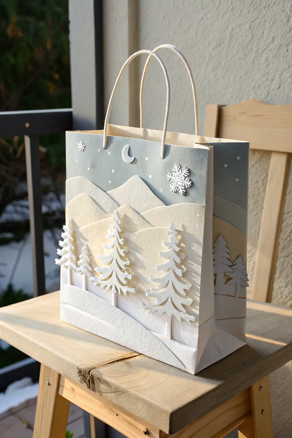 Transform your gift-giving with a handcrafted winter wonderland scene—where simplicity meets elegance.