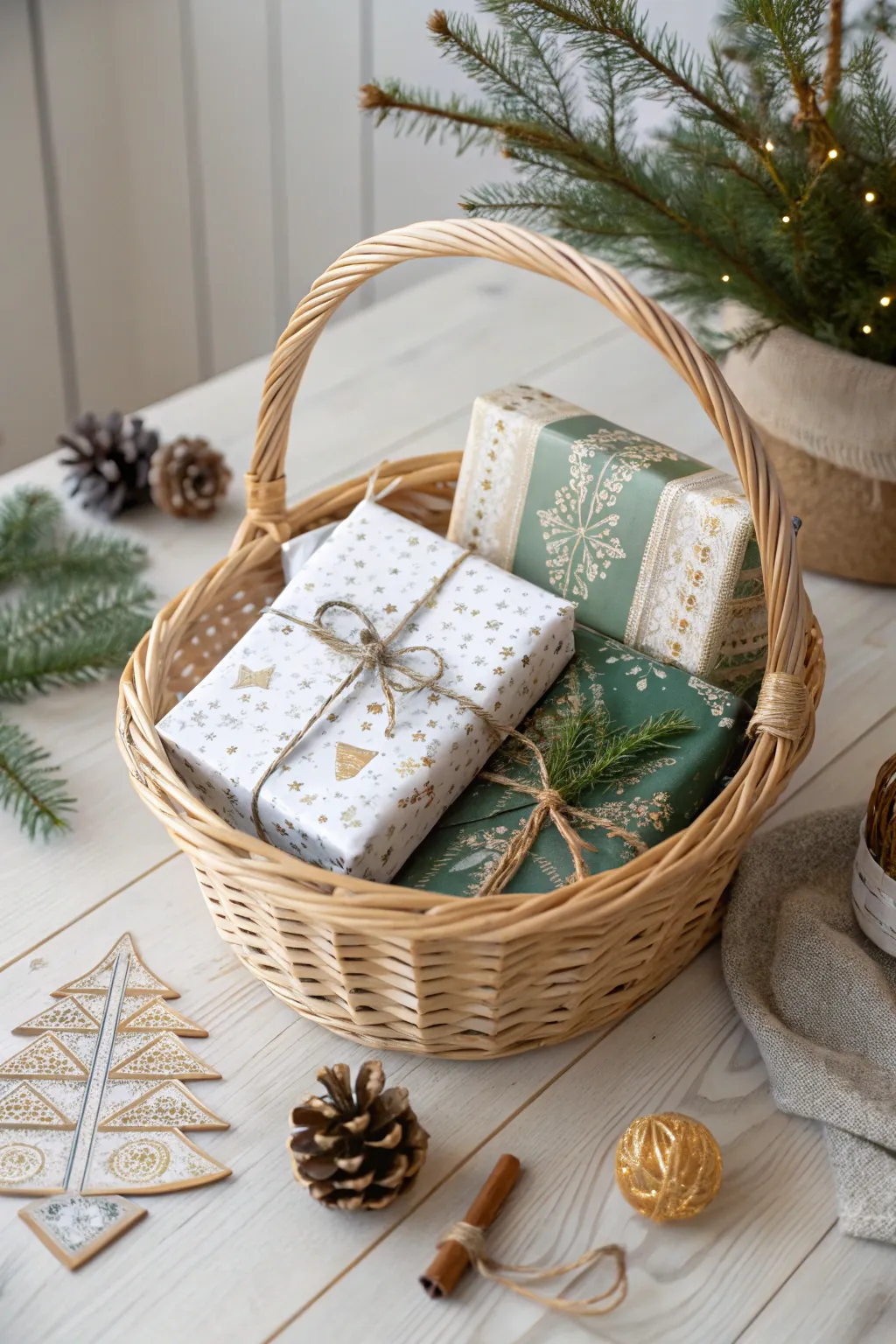 Unwrap the magic of the holidays with a Surprise Element Basket, where mystery gifts await to delight and enchant!