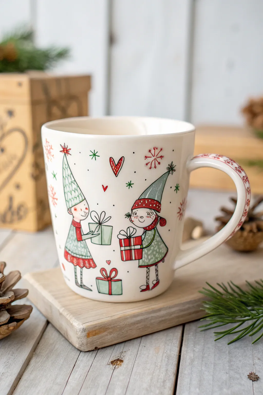 Add a dash of whimsy to your holiday sips with these delightful elf designs!