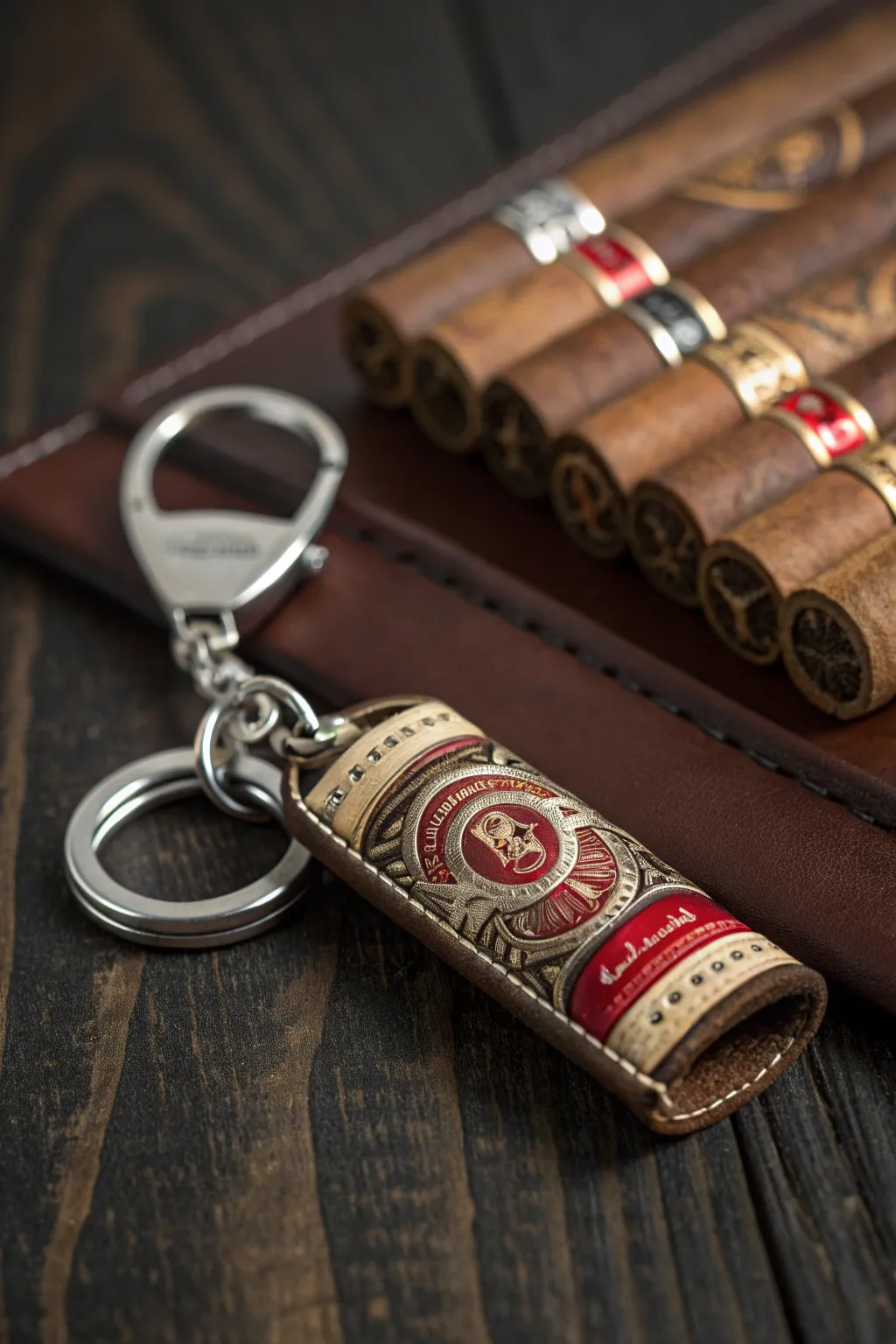 Elevate your style with handcrafted cigar band keychains—where artistry meets function.