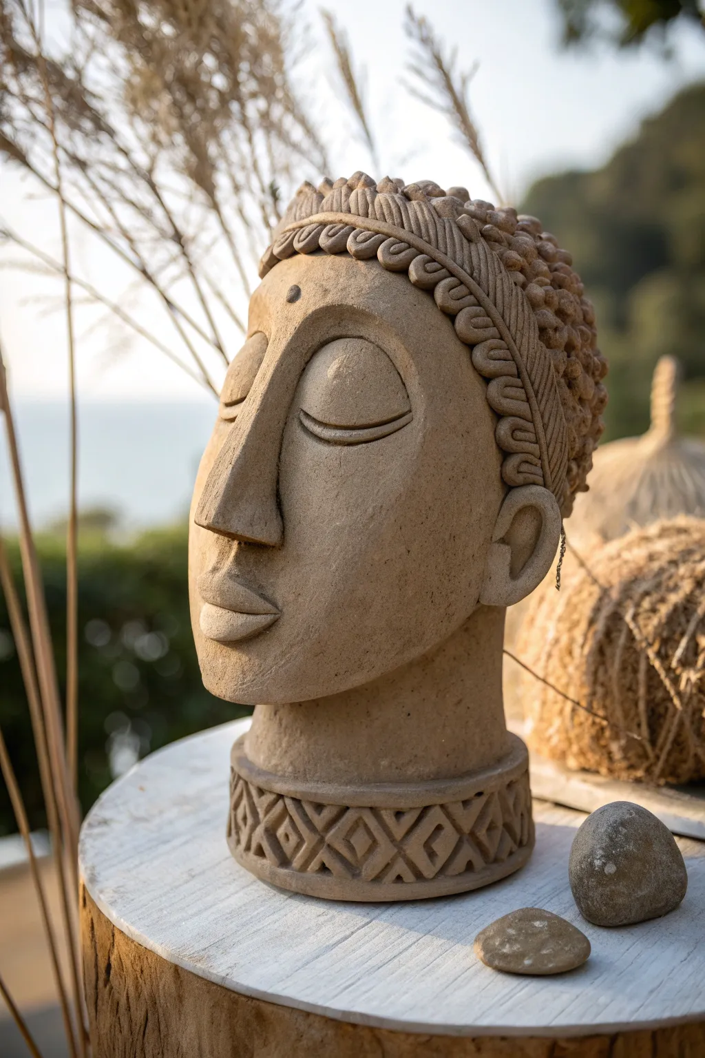Celebrate the art of simplicity with a quirky twist: a handcrafted clay nose sculpture that sparks conversation.