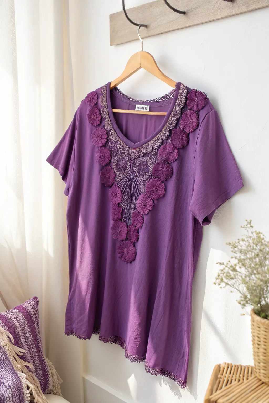 Elevate your style with the art of layered fabric appliqué: simple yet stunning.